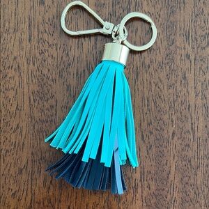 Blue and Navy Tassel Keychain/Bag Charm EUC 🏆